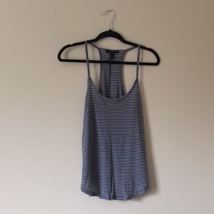 ☆ Forever 21 Blue Striped Tank ☆